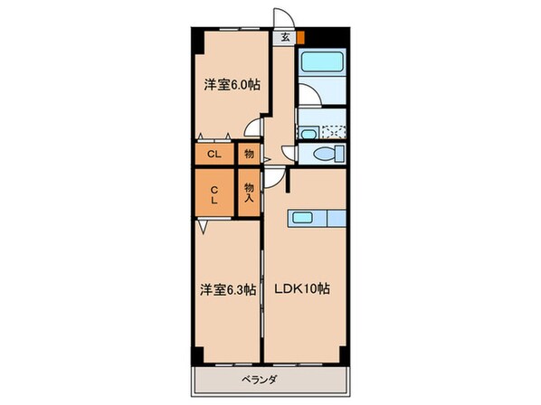 Ｉ　ＳＱＵＡＲＥの物件間取画像